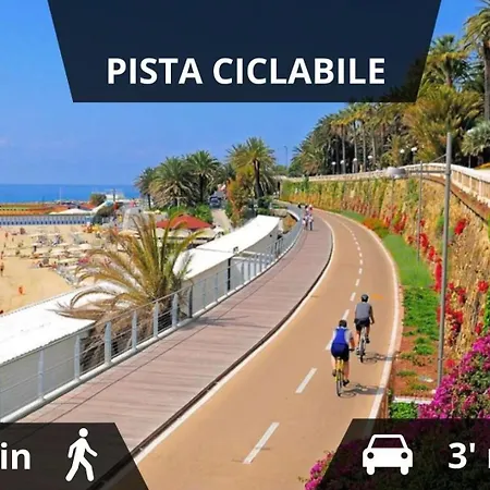 In Pieno Centro - 600mt Dall'ariston E Dalla Apartmán Sanremo